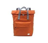 Roka London Canfield B Small Sustainable Nylon Rucksack, burnt orange, S