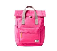 Roka London Canfield B Small Sustainable Nylon Rucksack, Granita Red, S, Casual