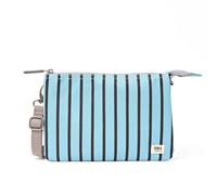 ROKA London Carnaby Crossbody XL Recylced Canvas, blau gestreift, X-Large