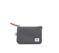 Roka London Carnaby Kleine recycelte Leinwand, Blassschwarz, Weiche Seiten