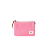 Roka London Carnaby Kleine recycelte Leinwand, Pink / Limonade, S, Münzgeldbörse