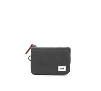 Roka London Carnaby Kleine recycelte Leinwand, zinnfarben, S, Münzgeldbörse