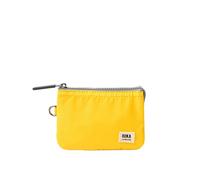 ROKA London Carnaby Kleine Ripstop-Geldbörse - Leichte, sichere Reißverschlussfächer & strapazierfähiges Nylon-Design, passion fruit, S, Weiche Seiten