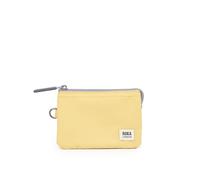 ROKA London Carnaby Münzkarten-Geldbörse aus recyceltem Ripstop-Nylon, Citron, S, Weiche Seiten