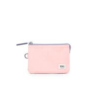 ROKA London Carnaby Münzkarten-Geldbörse aus recyceltem Ripstop-Nylon, English Rose, S, Weiche Seiten