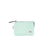 Roka London Carnaby Small Recycled Taslon, mint, S, Münz- und Kartenetui