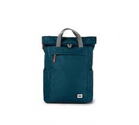 Roka London Finchley A Medium recyceltes Canvas, blaugrün, Medium