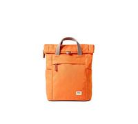 ROKA London Finchley Kleiner Rucksack - Leichter wasserabweisender Laptop-Tagesrucksack, nachhaltiger recycelter Canvas-Rucksack für Arbeit, Reisen und Pendeln, Jaffa-Orange, S, Casual