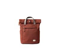 ROKA London Finchley Kleiner Rucksack - Leichter wasserabweisender Laptop-Tagesrucksack, nachhaltiger recycelter Canvas-Rucksack für Arbeit, Reisen und Pendeln, Braun (Henna), S, Casual