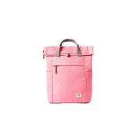 ROKA London Finchley Kleiner Rucksack - Leichter wasserabweisender Laptop-Tagesrucksack, nachhaltiger recycelter Canvas-Rucksack für Arbeit, Reisen und Pendeln, Pink / Limonade, S, Casual