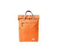 ROKA London Finchley Medium Rucksack - Leichter wasserabweisender Laptop-Rucksack, recyceltes Segeltuch, Reiserucksack für Arbeit, Schule und Pendeln, Jaffa-Orange, M, Casual