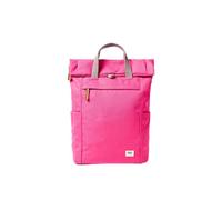 ROKA London Finchley Medium Rucksack - Leichter wasserabweisender Laptop-Rucksack, recyceltes Segeltuch, Reiserucksack für Arbeit, Schule und Pendeln, Granita Red, M, Casual