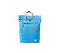 ROKA London Finchley Medium Rucksack - Leichter wasserabweisender Laptop-Rucksack, recyceltes Segeltuch, Reiserucksack für Arbeit, Schule und Pendeln, Malibu Blau, M, Casual