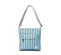 ROKA London Kennington Crossbody Recycled Canvas, blau gestreift
