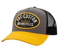 Rokker TRC Custom Basecap (schwarz/grau/gelb)