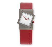 Rolf Cremer Damenarmbanduhr 492059 Turn Leder rot