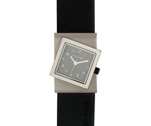 Rolf Cremer Damenuhr mit Lederarmband Schwarz 491819