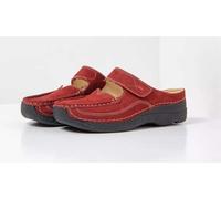 Roll Slipper Cherry red - Bequeme Pantolette Rot - Gr. - 42