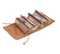 Roll Up Toiletry Bag - Travel Makeup Organizer | Foldable Portable Storage Bag for Toiletries, Skincare, Cosmetics, Bathroom Essentials, Hanging Travel Kit for Women, Men, Vacation, Business Trip