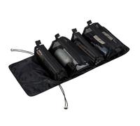 Roll Up Toiletry Bag - Travel Makeup Organizer | Foldable Portable Storage Bag for Toiletries, Skincare, Cosmetics, Bathroom Essentials, Hanging Travel Kit for Women, Men, Vacation, Business Trip