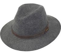 Rollbarer Hut in 3 Farben melange grau, 58