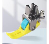 Rollen-Nähfuß, verschleißfeste 2 mm Naht-Bodenplatte, Universal-Rollen-Saumfuß für Nähmaschinen, reduziert Reibung auf Denim-Leder, dicke Stoffe, 4 x 1,6 cm