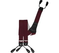 Rollenzug Hosenträger mit Knopfloch weinrot, 120 cm