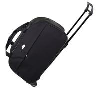 Rolling Duffle Bag mit Rädern wasserdichtem Stoff -Reisetasche mit Rädern und große Kapazität und tragbar für Frauen Männer, schwarz.