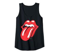 Rolling Stones Offizielle Klassische Zunge Tank Top, Damen, Schwarz, XL