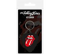 Pyramid International Schlüsselanhänger Rolling Stones Plectrum aus Gummi, mehrfarbig 4,5 x 6 cm