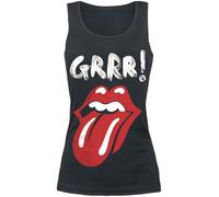 Rolling Stones The Grrr! Frauen Top schwarz Band-Merch, Bands M