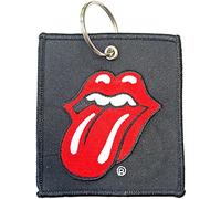Rolling Stones The Schlüsselring Classic Tongue Band Logo Embroidered Nue Taglia unica