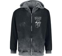 Rolling Stones The Smoke Männer Kapuzenjacke Charcoal Band-Merch, Bands