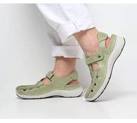 Rolling Sun hellgrün - Bequeme geschlossene Sandale mit herausnehmbaren Fussbett Grün - Gr. - 41