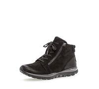 Rollingsoft Bootie, Nubuk Oil, schwarz (Mel.), Schnürung u. Reißverschluss., Wechselfußbett 56.868.47, Größe 40