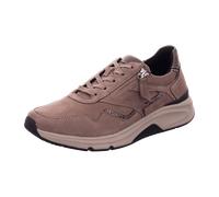 Gabor Keilsneaker ROLLINGSOFT Damen Beige (fango/bronze) Glattleder/Nubukleder/Textil Gr. 37,5