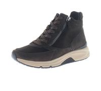 rollingsoft - sportliche Stiefeletten Materialmix Leder braun braun - Gr. - 6