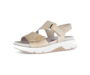 rollingsoft by Gabor Gabor RollingSoft Sandale beige metallic 66.885.63 für Damen, beige, Größe 38 EU / 5 UK