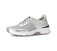 Gabor ROLLINGSOFT 66.897.10 silber - sportliche Halbschuhe für Damen - Größe 39
