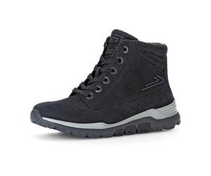 rollingsoft by Gabor Gabor RollingSoft Stiefelette blau nightblue Nubuck 76.826.46 für Damen, blau, Größe 40 EU / 6,5 UK