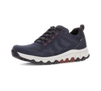 Sneaker GABOR "rollingsoft Sneaker low Materialmix Leder/Textil", Damen, Gr. 42, blau, Schuhe Sneaker (83782428-42) blau