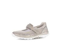 Gabor Sneaker rollingsoft Sneaker low wechsel-Fussbett breit atmungs-aktiv Beige Größe 37,5