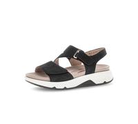 Gabor Damen Trekking Sandalen, Frauen Sandalen,braun,klassisch,Komfort-Mehrweite,modisch,orthopaedisch,einlege-Sohlen,gesund,Blue,39 EU / 6 UK