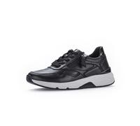 rollingsoft Damenschuhe Komfortschuhe schwarz (S.grau) schwarz (S.grau) - Gr. - 44 EU | 9.5 UK