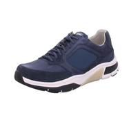 Rollingsoft Herren-Sneaker, Dreamvelour Nubuk Mesh, Marine Jeans, Wechselfußbett 8009.12.06 Blau Gr. 43