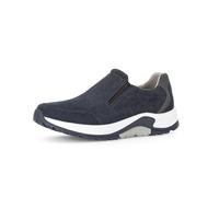 Gabor Slipper RollingSoft Herren Weite G seitlicher Stretcheinsatz Blau Gr. 10 (44,5)