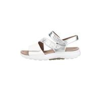 rollingsoft Sandalen Leder Silber/Weiß - 42