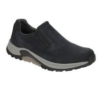 Pius Gabor Herren Sneaker Low,Slip On,zertifiziertes Leder,Wechselfußbett,freitzeitschuhe,offener einschlupf,Mokassins,Midnight,43 EU / 9 UK