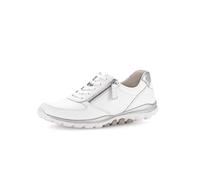 Gabor Damen Low-Top Sneaker, Frauen Halbschuhe,Chunky Sneaker,dad Shoes,straßenschuhe,Strassenschuhe,Sportschuhe,Weiss/Silber,41 EU / 7.5 UK