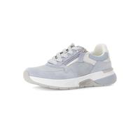 rollingsoft - Sneaker low Materialmix Leder/Lederimitat beige blau - Gr. - 40.5 EU | 7 UK